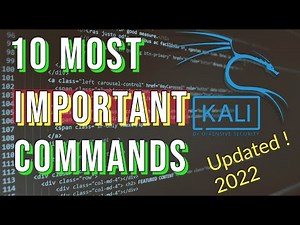 10 Most IMPORTANT Commands in Kali Linux for beginners(Updated as of 2022)