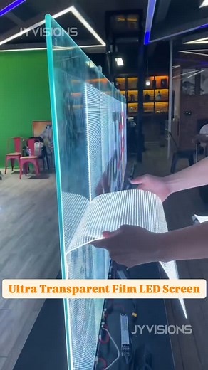 JYVISIONS LED Display | The latest technology product on transparent LED screens #transparentledscreen #glass #glassart #glassartist #glasspainting #storewindow... | Instagram