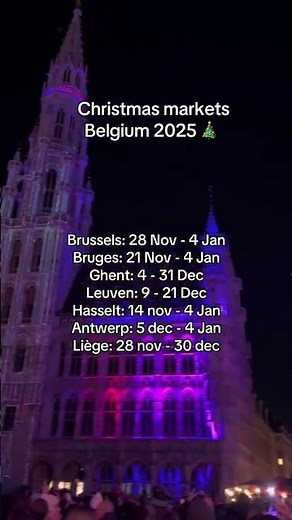 Belgium's Christmas Markets Are Pure Magic! 🎄🤩 (2025 Guide)
