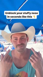 1.8M views · 2.4K reactions | Unblock your stuffy nose in SECONDS! This technique works simply by using massage pressure on the sinus area to increase blood flow and circulation to allow the sinus pressure to release!Hold for 10 seconds and repeat up to 3x! FOLLOW to be well!This is not medical advice! This is a massage therapy technique! #trendingreelsvideo | Moore Wellness | Facebook