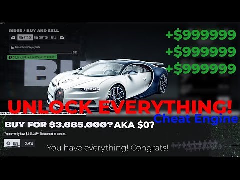 NFS UNBOUND UNLOCK EVERYTHING HACK GLITCH METHOD with CHEAT ENGINE!