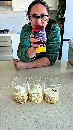 honey banana overnight oats - an easy breakfast meal prep