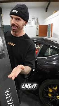 Ferrari Color Change: Going Green for the Win! #shorts