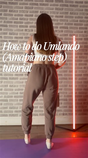 Umlando tutorial for begginers #umlando #amapiano #dance #tutorial #exercise