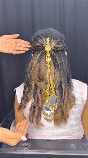 POV: You Found Your Wedding Hairstyle 👑✨#shorts#hairtutorial #weddinghairstyle#hairtutorial#explore