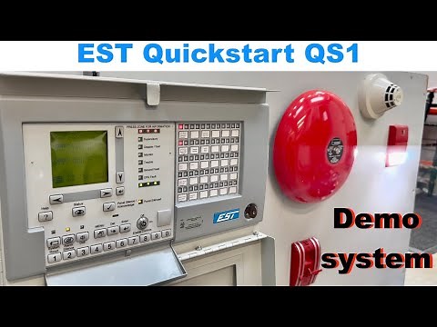 EST QuickStart QS1 demo fire alarm system