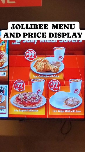 253K views · 356 reactions | jollibee menu and price display | Cherry Sakura | Facebook