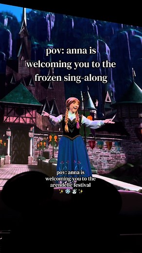 Welcome to the Frozen Sing-Along at Disney World