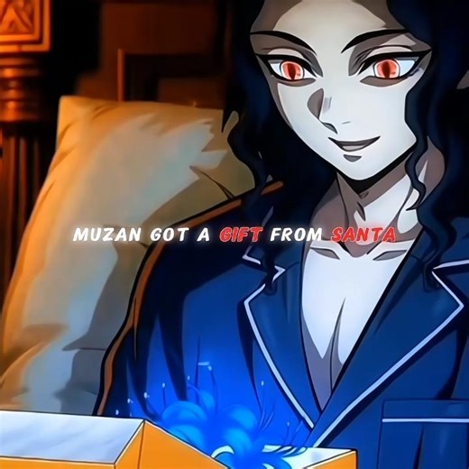 Muzan Got A Gift 🎁 From Santa ✨🥀👀#demonslayer #meme