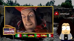 ¿Cómo se adaptó la escena de "Pin Pon es un muñeco" en la película de Shrek pero en diferentes idiomas? Dado que esa canción es parte de nuestra región, en otros países tuvieron que adaptarlo a su modo y con referentes de su cultura. | Jeffar Vlogs