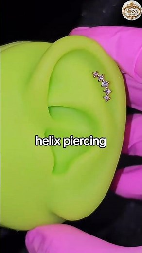 Understanding Flat Helix Piercings: A Complete Guide |#jewellery #trending #gift #viralvideo