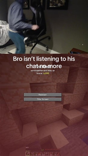 I hate streaming Minecraft #minecraft #gaming #funny | minecraft