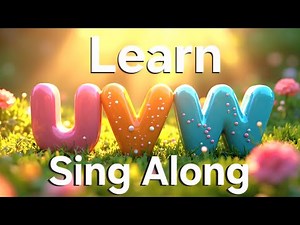 Learn Letters U V W Song for Kids | Fun Alphabet Song for Kids