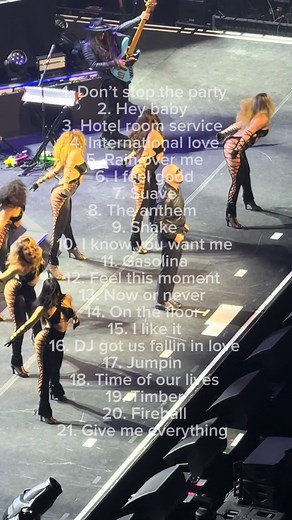Pitbull Concert Setlist at O2 Arena - Party After Dark