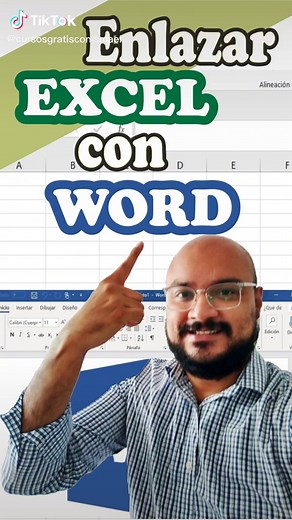 🟢Contenido 35: Combinar Excel con Word Correspondencia🔵🤓Aprende Excel en menos de 5 Minutos #gratis #cursosonline #excel #fyp #parati #word