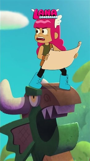 Sailing a Huge Ship on Land… #LanaLongbeard #Cartoon Network