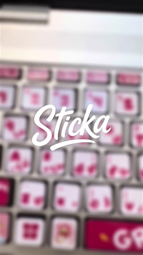 Your keyboard talks about you 💖💚 #keyboardstickers #stickaeg #girlygifts