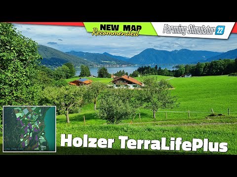FS22 ★ MAP "Holzer TerraLifePlus" - Farming Simulator 22 New Map Review 2K60