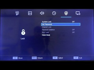 Hisense LED TV - How to Set Password - PIN Code? HiSense Smart...