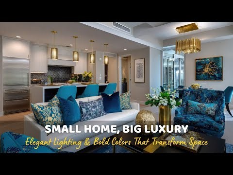 Luxury Small Home Makeover | Elegant Lighting & Bold Accents