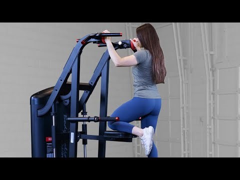 Body-Solid Pro Clubline Series II S2ACD Weight Assist Vertical Knee Raise