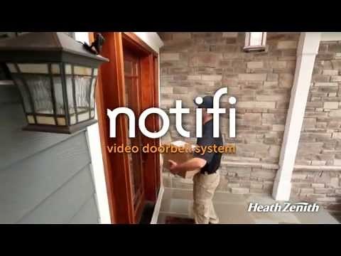 HeathZenith Notifi Video Doorbell System