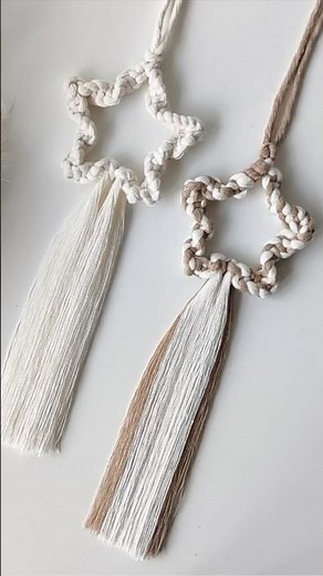 BOHO-MAKRAMEE-STERN / Boho-Macrame-Star / Original Tutorial on my YouTube-Channel / DIY