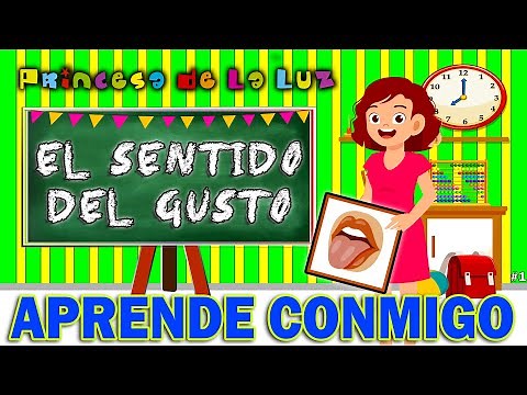 EL SENTIDO DEL GUSTO 👅 Aprende Conmigo Los 5 SENTIDOS 🔄 Educación Infantil.