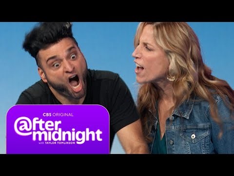 Laurie Kilmartin Treats Our Audience Warmup Comedian Percy to a Grueling Spin Class