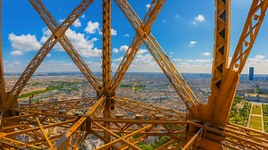 Eiffel Tower Elevator Ride to the Top