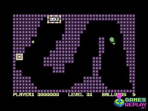 Crazy Balloon #commodore #c64games #retrogaming #gamesreplay | GamesReplay.net