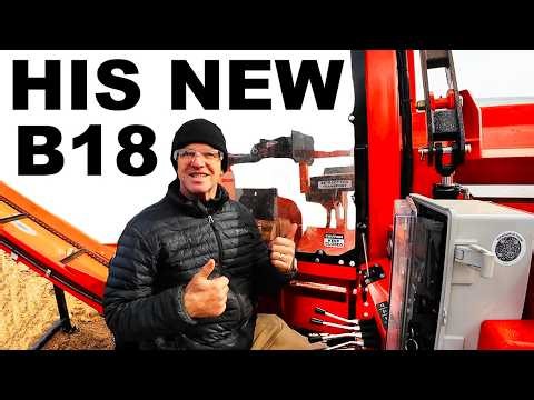 TESTING NEW B18 BLOCKBUSTER FIREWOOD PROCESSOR