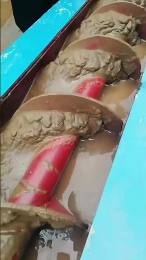 Watch How Sand Is Washed | Spiral Washing Machine at Work #furein #sandwasher