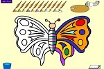 Play Butterfly Coloring | Free Online  Games. KidzSearch.com