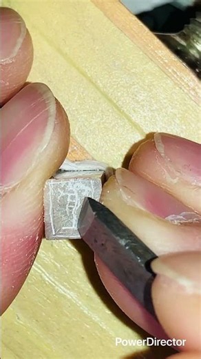 【篆刻】虎 ── 甲骨文字百顆印 第七十三顆｜タイガーバームの成分を調べたらスースー成分多めだった話 #甲骨文字 #ハンドメイド #白文 #手彫り #篆刻 #印章 #書道 #篆書 #百顆印 #古代