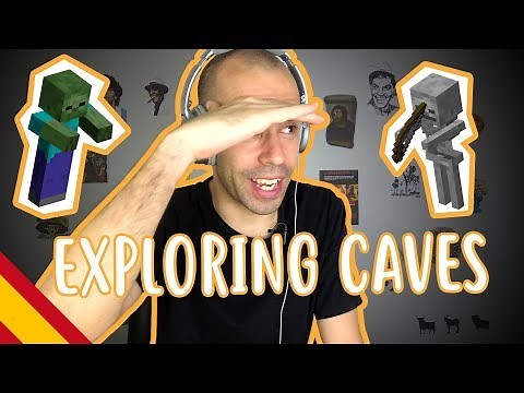 Minecraft: Exploring caves - Intermediate Spanish - Video Games #5