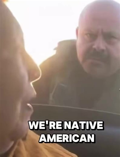 This older Native American woman has the perfect line for this ICE agent: “We didn’t cross the border. The border crossed us.” #iceagents | Robbo Fox