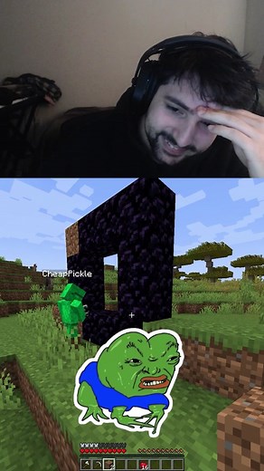 the duality of cheap pickle #minecraft #minecraftmemes #funny #cheappickle