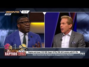 UNDISPUTED | Skip & Shannon HEATED DEBATE: IMPRESSED by Raptors or DISAPPOINTED in Warriors?