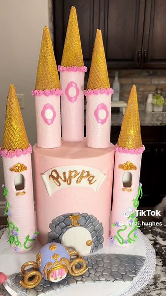 Princess Castle Cake Decorating Tutorial