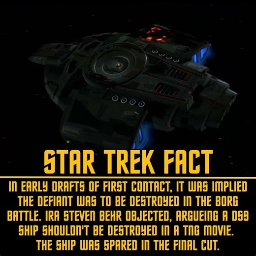 Star Trek Fact: The Defiant’s Close Call in First Contact