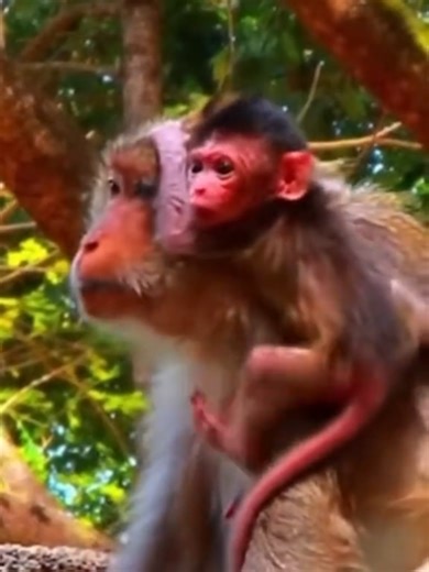 Cute Luno, Lily baby monkey life with mom care well 53 5 (2) #monkey #animals #wildlife #wildanimals #wildmonkey #babymonkey #newbornmonkey #baby #pet #Video #cutemonkey