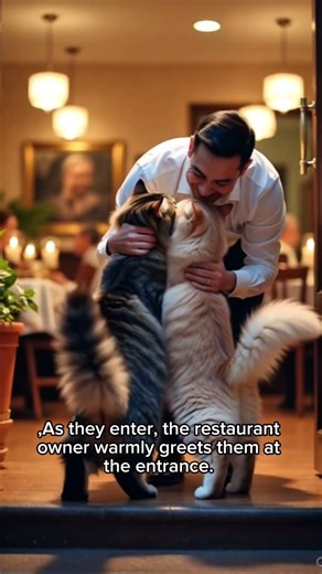 Male cat and his girlfriend #cartoon #cat #fyp #forkids