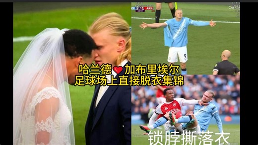 加布里埃尔化身哈兰德私生饭 锁脖撕落衣也干了