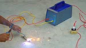 3.4K views · 133 reactions | How to make Arc welding machine at home. Hi friends today I am going to show How to make Arc Welding Machine at home.Here I used old micro oven transformer ,220 v cooling fan , switch etc. It is better to use 6 - 8 mm wire. The output of the machine is 35 v and 100 A. Thank you for watching. | Creative Etc. | Facebook