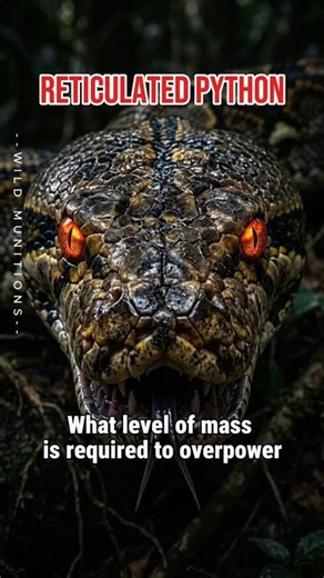 The Heavyweight Infiltrator - Earth’s Longest Siege Weapon #reticulatedpython Part 1