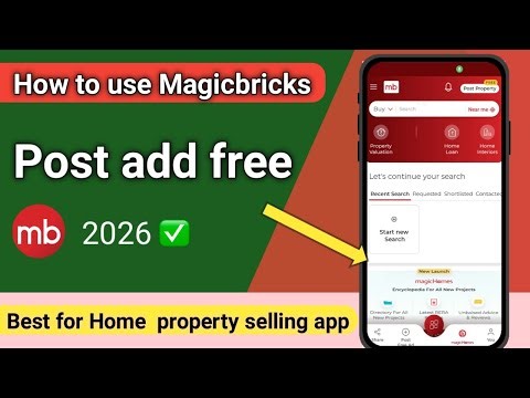 How post Add on magicbricks app Free for Property sell Home plots