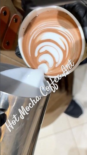 Hot Mocha Coffee Art