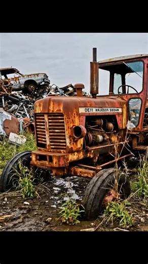 Rusty Tractor Restoration #amazing #trending #automobile #tractor #repair