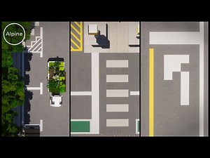 Decor for your Minecraft City (Roads & Markings)